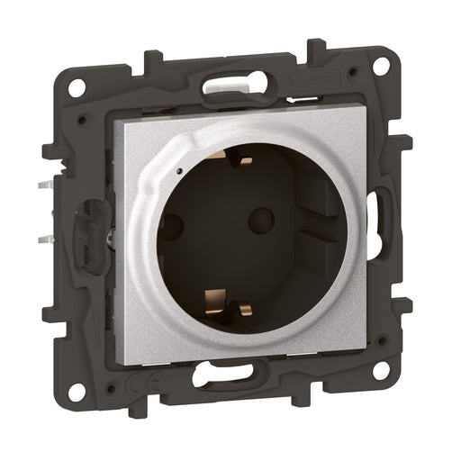 Legrand - Steckdose Schutzko-Steckdose Legrand 863720 Aluminium