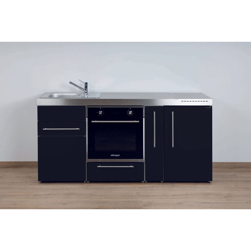 Stengel - Mini-Küche Miniküche Premiumline MPBSM180AKSKSreBliS Schwarz matt