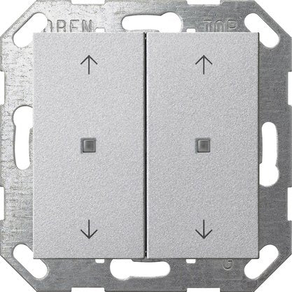 Gira - Bussystem-Tastwippe Taster Wippe 517426 KNX, 2f, Alu