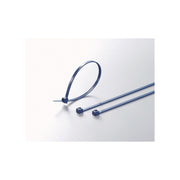 HellermannTyton - Kabelbinder detektierbar MCTS100-PA66SS-BU-C1 metallhaltig,100x2,5 − 100 Stück