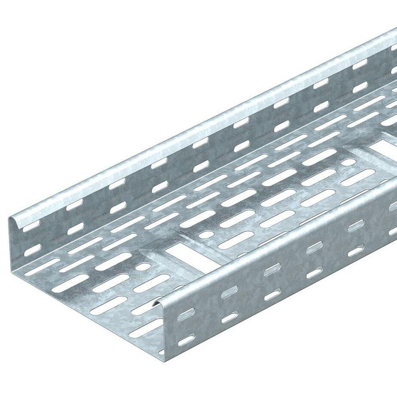 OBO Bettermann - Kabelrinne DKS gelocht DKS 610 FT 60x100x3000, St − 3 Meter