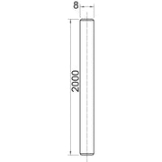 OBO Bettermann - Gewindestange TR M8 2M G M8x2000mm, St, G