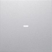 Berker - Abdeckung/Bedienelement für Installationsschalterprogramme Tast-Abdeckung 1f. alu 80960283