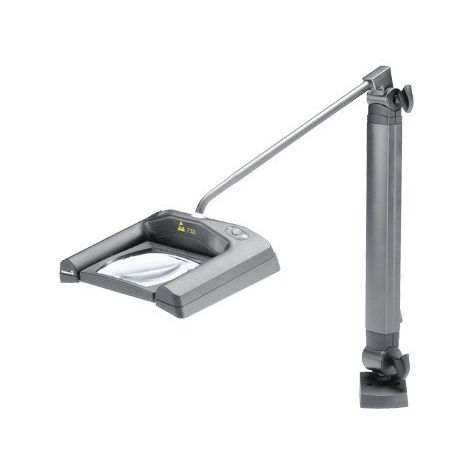 Waldmann Light - Tischleuchte LED-Lupenleuchte SNLQ54/2A/SW/CEE7VII