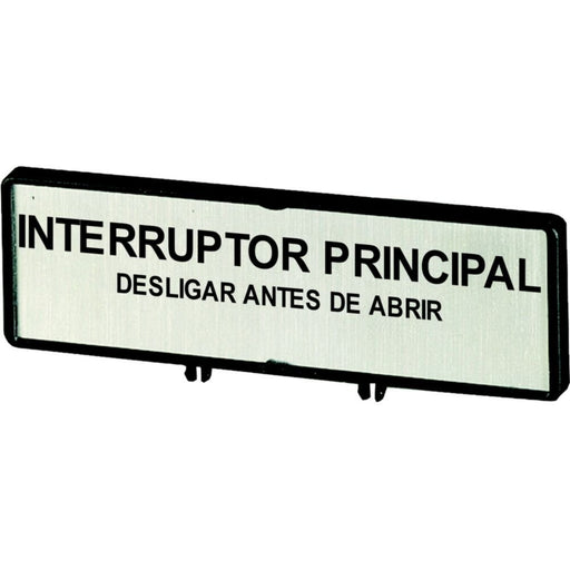 Eaton - Zubehör/Ersatzteile für Niederspannungs-Schalttechnik Träger mit Schild ZFS72-P3 T5 T5B P3 88x27mm