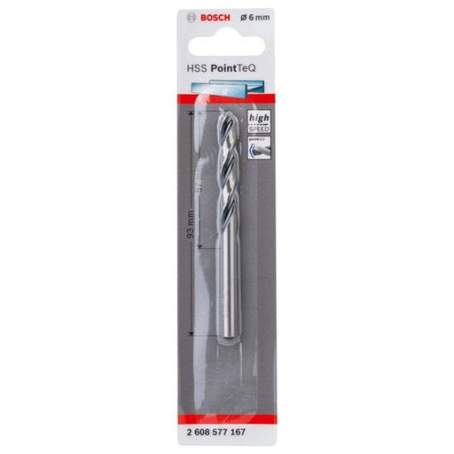 Bosch - Bohrer Metallspiralbohrer HSS 2608577167 PointTeQ DIN 338 6,0