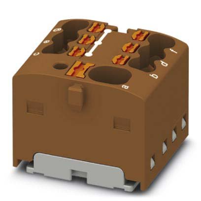 Phoenix Contact - Durchgangs-Reihenklemme Verteilerblock PTFIX 4/6X1,5 BN − 20 Stück