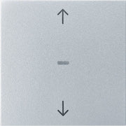 Berker - Abdeckung/Bedienelement für Installationsschalterprogramme Abdeckung Tastsensor-Modul 80961283 1-fach alu