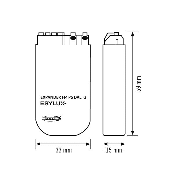 ESYLUX - Bussystem-Repeater DALI-2-Erweiterung EXPANDER #EP10429927