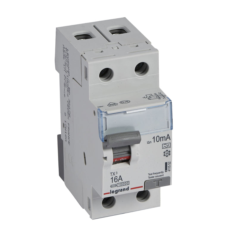 Legrand - Fehlerstrom-Schutzschalter Legrand 411552 16A 2P 10mA
