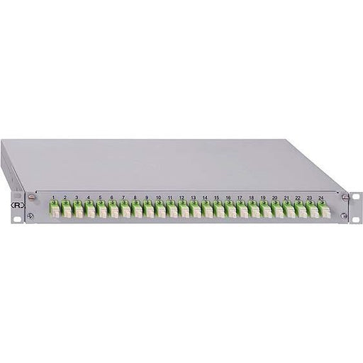 Rutenbeck - Patchpanel LWL Spleissbox gr GradeB 228030412 12xLC-D OS2 APC grün
