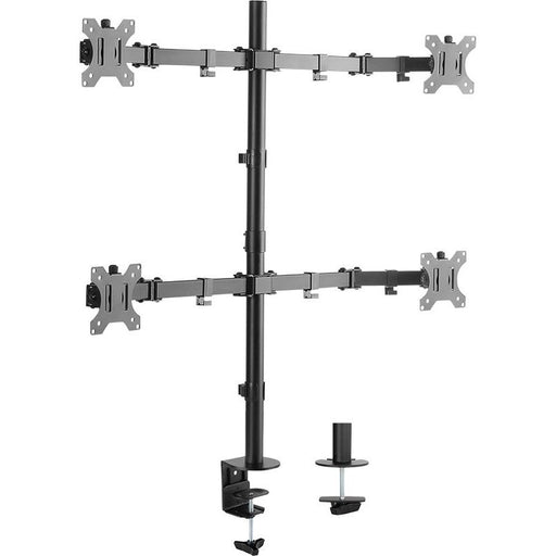 E+P Elektrik - Halterung für Audio-/Videosysteme Monitor-Tischhalterung TH 14 13-32Zoll,4-fach,sw