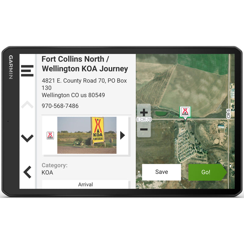 Garmin - Navigationssystem Campercam 1095 10-Zoll,GPS
