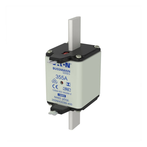 Eaton - Messersicherung Sicherungseinsatz Nieders. 355NHG03BI-400 355A AC 400V 120kA − 3 Stück