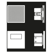Jung - Radio Smart DAB+ Digitalradio DAB LS1 WW Set Mono 1LS