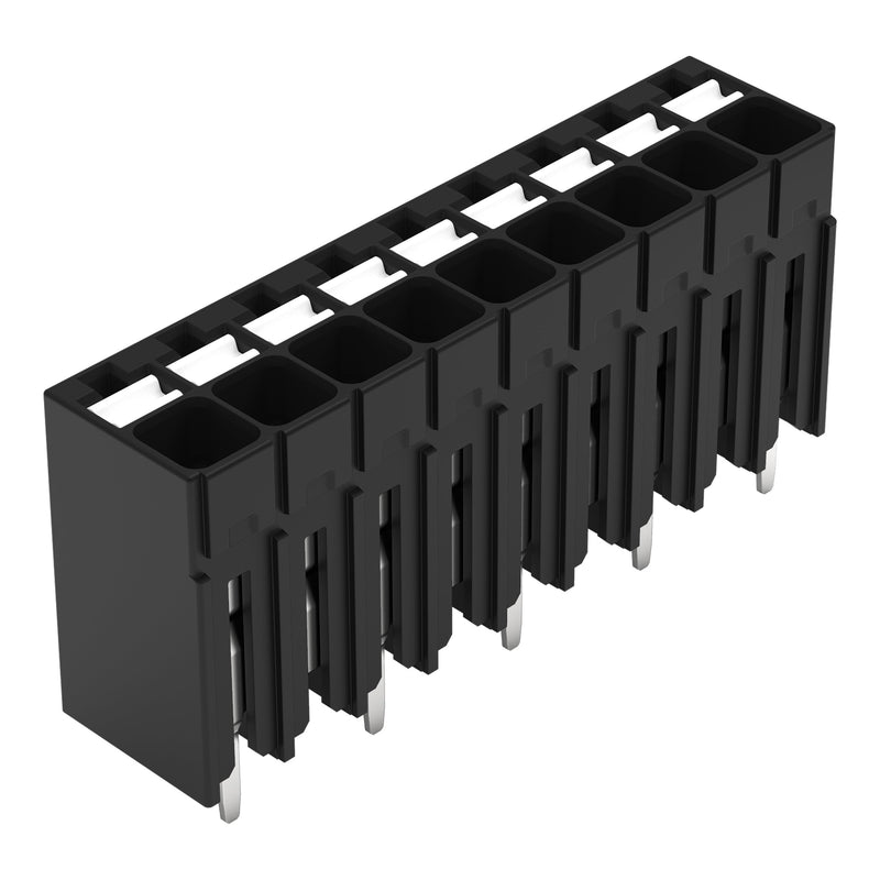 WAGO - Leiterplattenklemme THR-Leiterplattenklemme 2086-1129 Drücker,1,5mm²,sw − 96 Stück