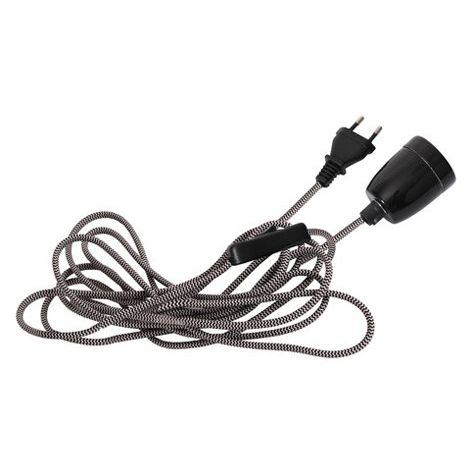 Scharnberger+Hasenbein - Pendelleuchte 5m, E27 88886 sw, Leitung sw/ws