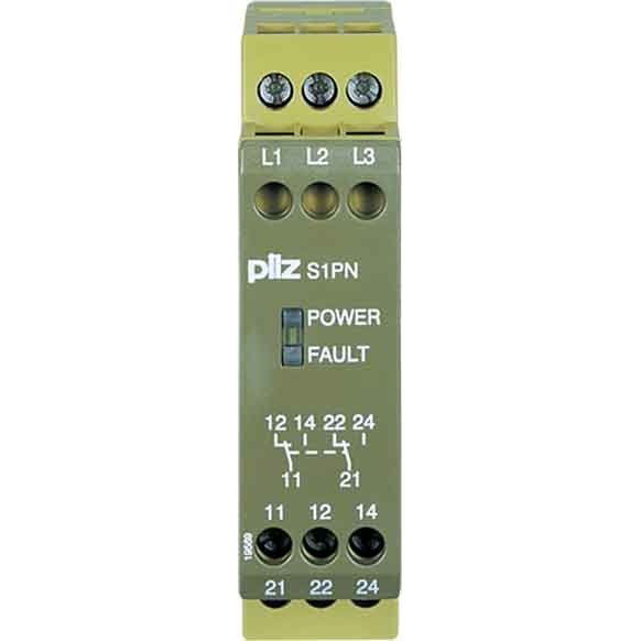 Pilz - Phasenüberwachungsgerät Phasenfolgeüberwach.relais S1PN #890220 550-690VAC 2c/o