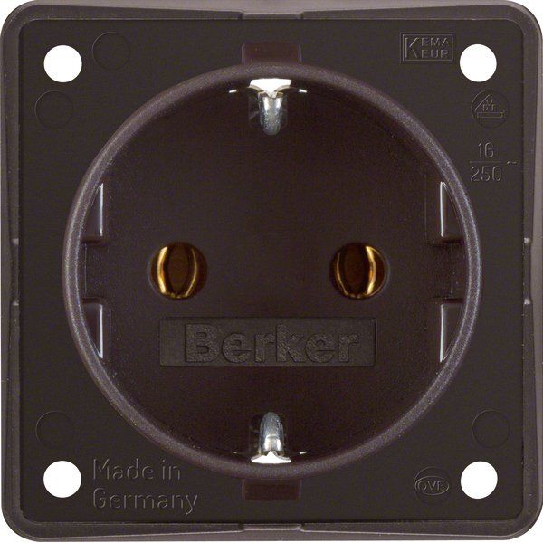 Berker - Steckdose Schuko-Steckd.br 947782501 m.Steckklemmen