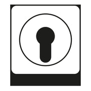Jung - Abdeckung/Bedienelement für Installationsschalterprogramme Abdeckung pla CD 528 PT für Schlüsselschalt