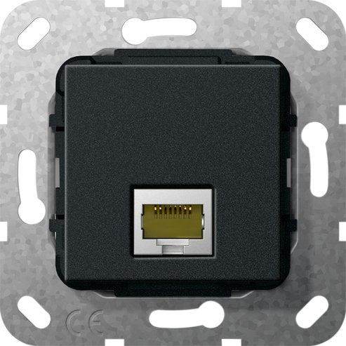 Gira - Einsatz/Abdeckung für Kommunikationstechnik Modular Jack RJ45 Cat6A 569610 swma LSA Plus Buchse