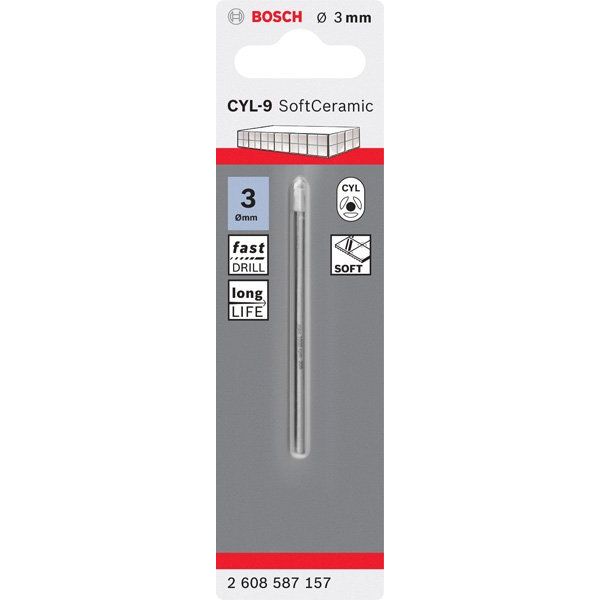 Bosch - Bohrer Fliesenbohrer CYL-9 2608587157 Ceramic, 3 x 70 mm