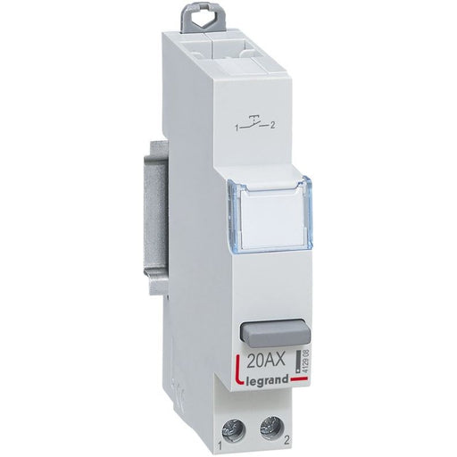 Legrand - Taster für Reiheneinbau Reiheneinbautaster Legrand 412909 20A 1Ö 230V