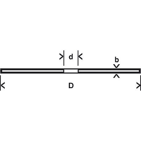 Bosch - Trenn-/Schleifscheibe Standard for Metal für 2608619769 Trennscheibe gerade