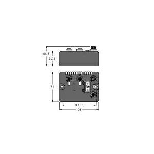 Turck - Feldbus, Dez. Peripherie - Funktions-/Technologie-Modul Compact Feldbus Station BLCDN-2M12S-2RFID-S für DeviceNetInterfa
