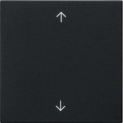 Gira - Abdeckung/Bedienelement für Installationsschalterprogramme Wippe 1-fach 5389005 Schwarz