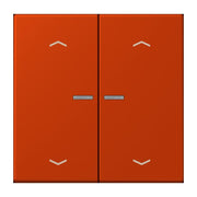 Jung - Abdeckung/Bedienelement für Installationsschalterprogramme Wippe mit Lichtleiter LC 102 KO5P 244 rouge vermillon 59