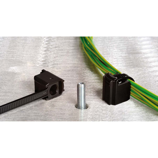 HellermannTyton - Kabelbinder Befestigungsbinder LFC155 PA66 BK 560 200x6,0 schwarz − 560 Stück