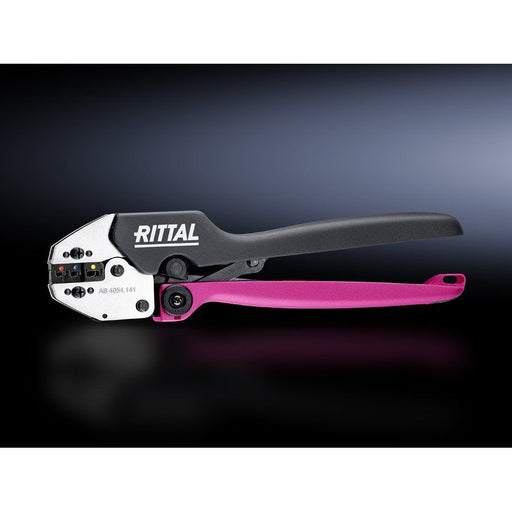 Rittal - Presswerkzeug Kabelschuhe/Verbinder, Aderendhülsen, Schirmanschluss Quetschzange AS 4054.141 0,5-6mm²,OvalCrimp