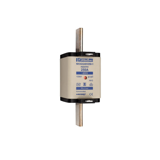 Mersen - Messersicherung Sicherungseinsatz NH gG NH3GG40V315-1 Gr.3 315A sfü KM