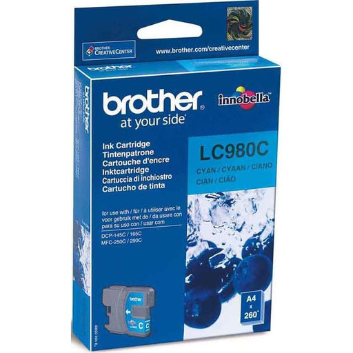 Brother - Verbrauchsmaterial für Telefax/Drucker/MFC Tintenpatrone LC-980C cyan