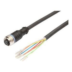 Ipf Electronic - Konfektioniertes Sensor-Aktor-Kabel Anschlussleitung, 15m, M12 VKAE0A25 Dose 8polig gerade