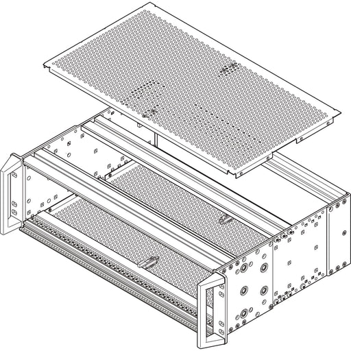 Schroff - Dach-/Bodenelement (Gehäuse/Schaltschrank) Abdeckblech 24568008 (VE2) 1mm,4mm