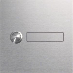 Elcom - Funktionsmodul für Türkommunikation 1-Taster+Schild GZM-110 MODESTA