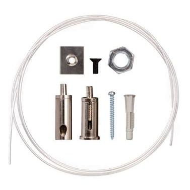Radium Lampenwerk - Zubehör/Ersatzteile für Lichtschlauch/-band Seilabhänger mit Kabel ZTPA3021 2m