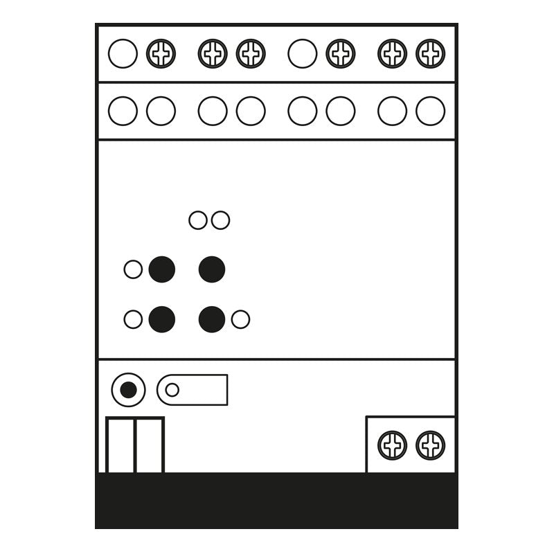Jung - Bussystem-Dimmaktor KNX Universal-Dimmaktor 3902 REGHE 2fach