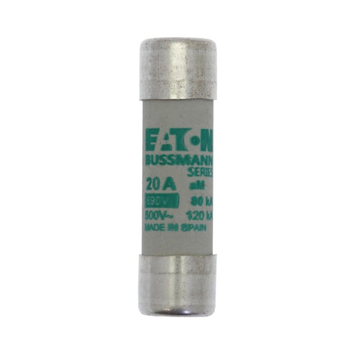 Eaton - Zylindrische Sicherung Sicherungseinsatz Nieders. CYL AM 14,#C14M20S 20A AC 500V 120kA − 10 Stück