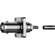Telegärtner - Koax-Steckverbinder BNC-Kabeleinbaubuchse 100023422 mit Flansch G7 − 5 Stück