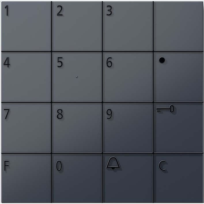 Siedle&Söhne - Funktionsmodul für Türkommunikation Codeschloss-Modul COM 611-02 AG anthrazitgrau