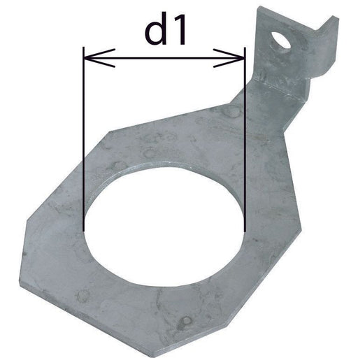DEHN - Zubehör/Ersatzteile für Überspannungsschutz Informations-/MSR-Technik Anschlussbügel AB EXFS IF1 W 56 D=56mm f.M52 abgewin