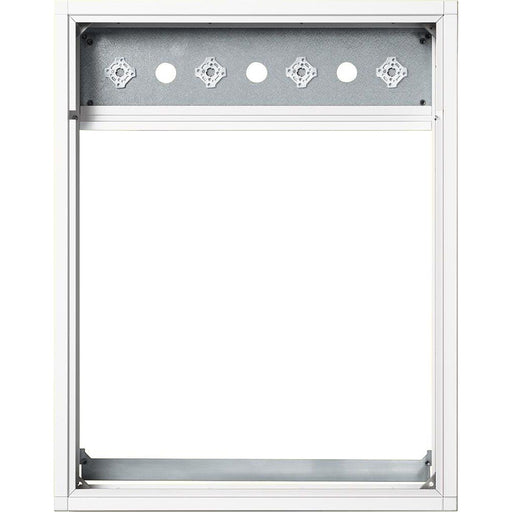 Siedle&Söhne - Montageelement für Türstation Kombirahmen KR 614-1/1 W weiß