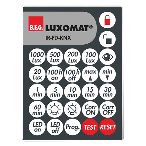 BEG Brück Electronic - Zubehör/Ersatzteile für Bewegungsmelder IR-Fernbedienung IR-PD-KNX