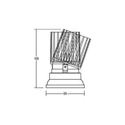 Brumberg Leuchten - Downlight/Strahler/Flutlicht LED-Einbauleuchte 12631073 3000K weiß