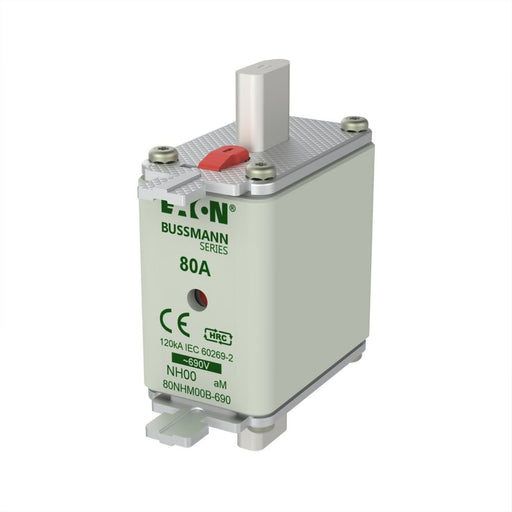 Eaton - Messersicherung Sicherungseinsatz Nieders. 80NHM00B-690 80A AC 690V 120kA − 3 Stück