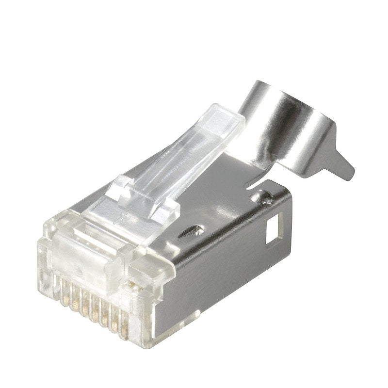 Weidmüller - Modularer Steckverbinder Stecker RJ45 Crimp IE-PM-RJ45-TH ohne Knickschutz − 100 Stück