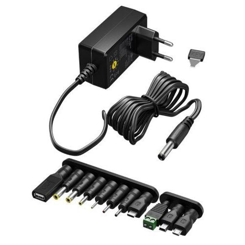 Goobay - Netzgerät für Unterhaltungselektronik Universal-Netzteil 64571 3V-12V,max.7,2W/0,6A
